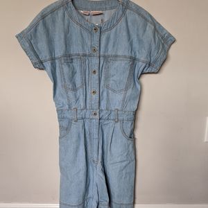 VSCO Rafaella 90's Jean romper/jumpsuit petite